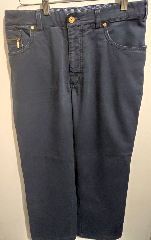 Zilli Luxury Designer "Griffon" embroidery Rare Vintage Jeans - photo 2