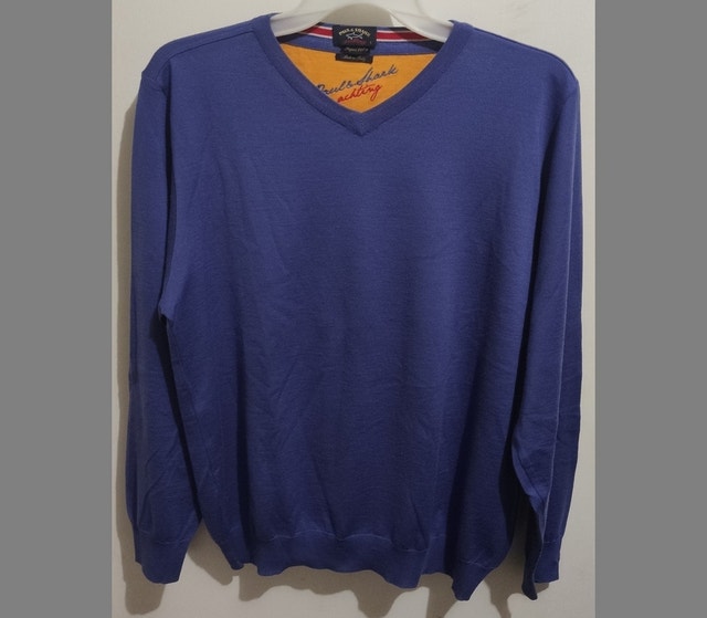 Paul & Shark Yachting Super 120's Italian Wool Sweater Size L