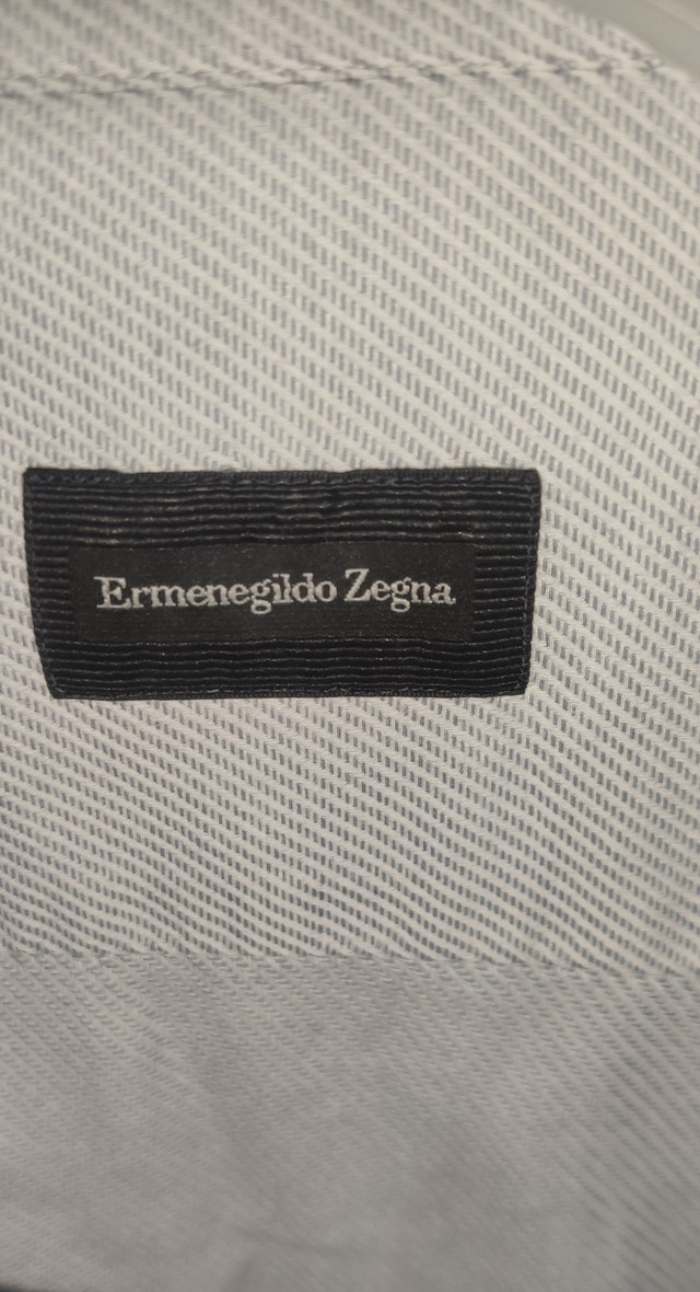 Zegna Luxury Dress Shirt Size M Mens