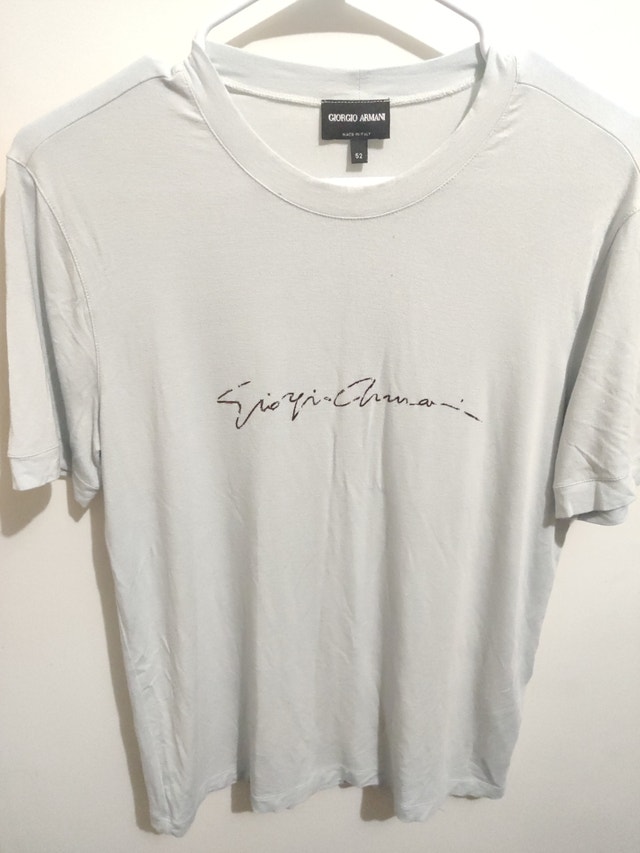 Giorgio Armani stretch-viscose Authentic T-shirt