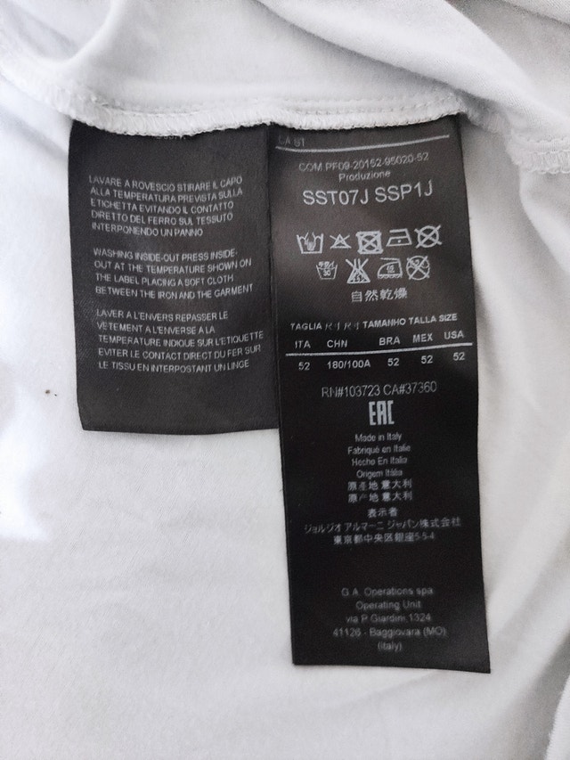 Giorgio Armani stretch-viscose Authentic T-shirt - photo 5