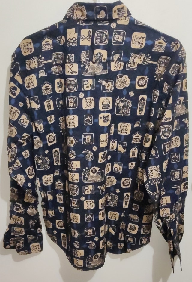 NEW wTag Naked & Famous Easy Shirt Japanese Fabric Size L Mens - photo 4