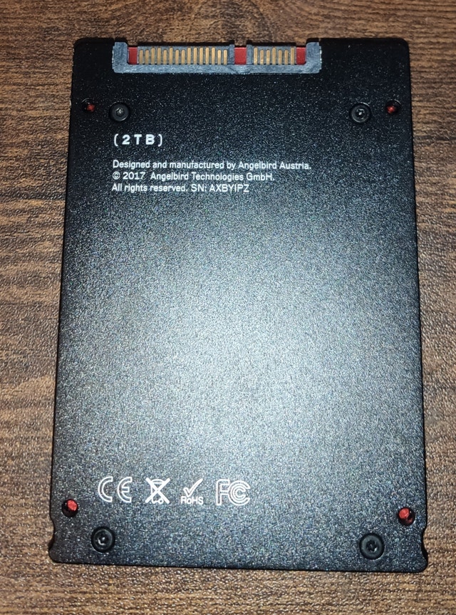 ANGELBIRD AV PRO XT 2TB - 173 hours