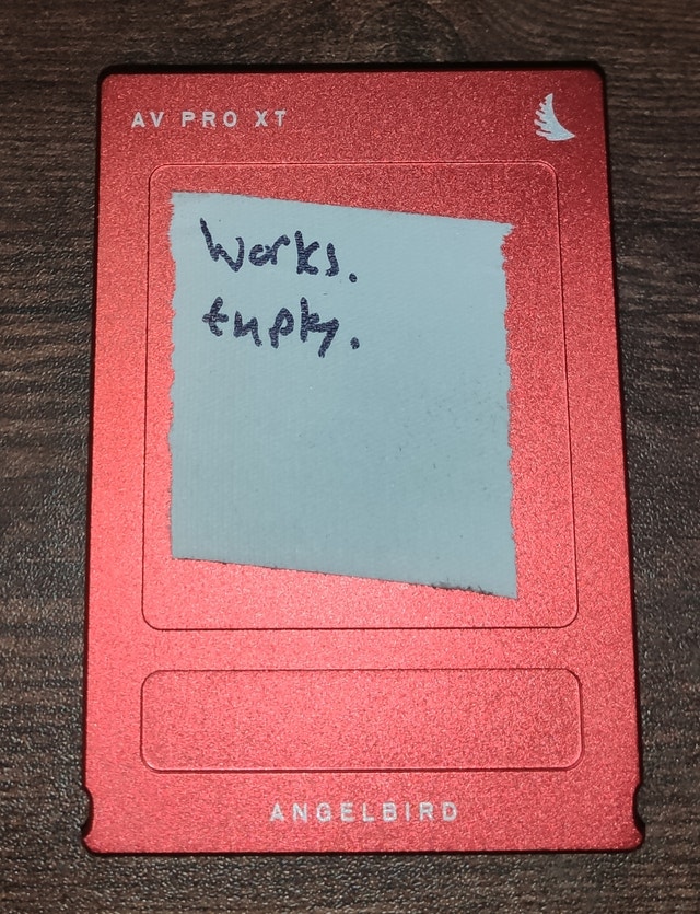 ANGELBIRD AV PRO XT 2TB - 173 hours - photo 2