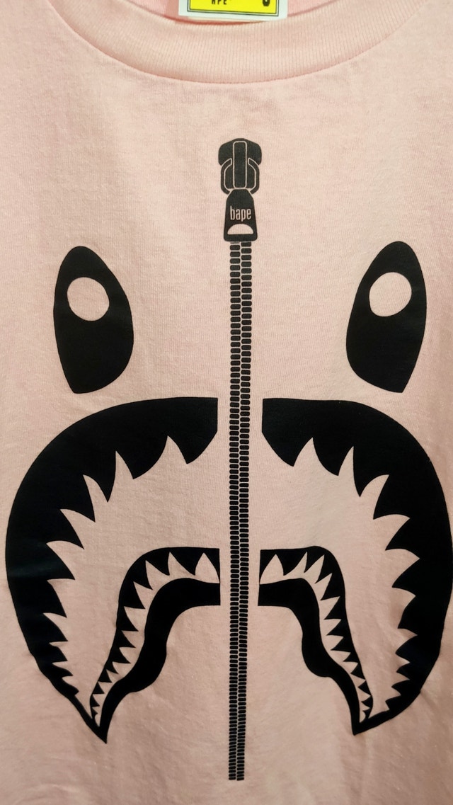 Bape A Bathing Ape Shark Tee S Mens - photo 2