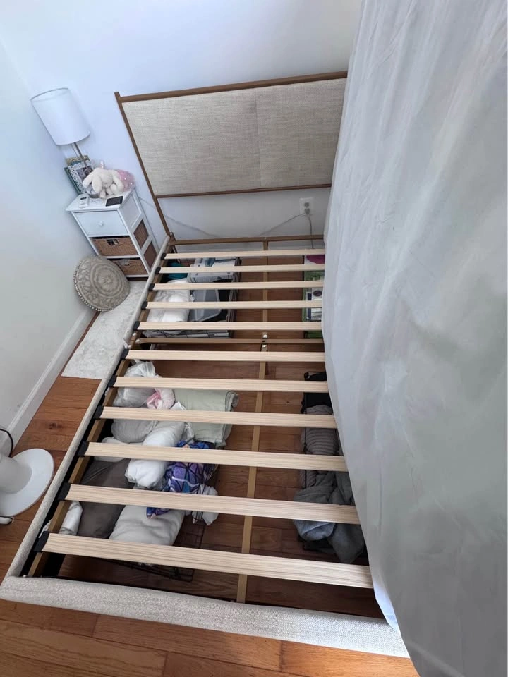 Full mattress and Bed Frame - photo 2
