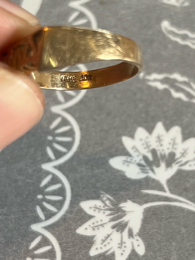 10k gold LOVE ring - photo 3