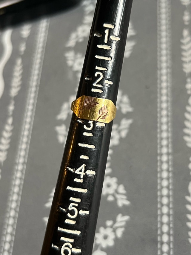 12k gold babies ring - photo 2