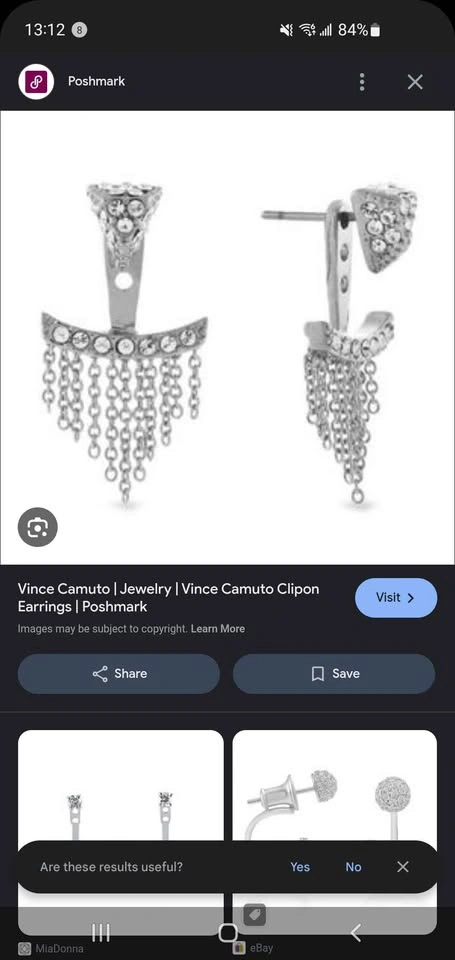 NEW-Vince Camuto PAVE EAR JACKET earrings - photo 4