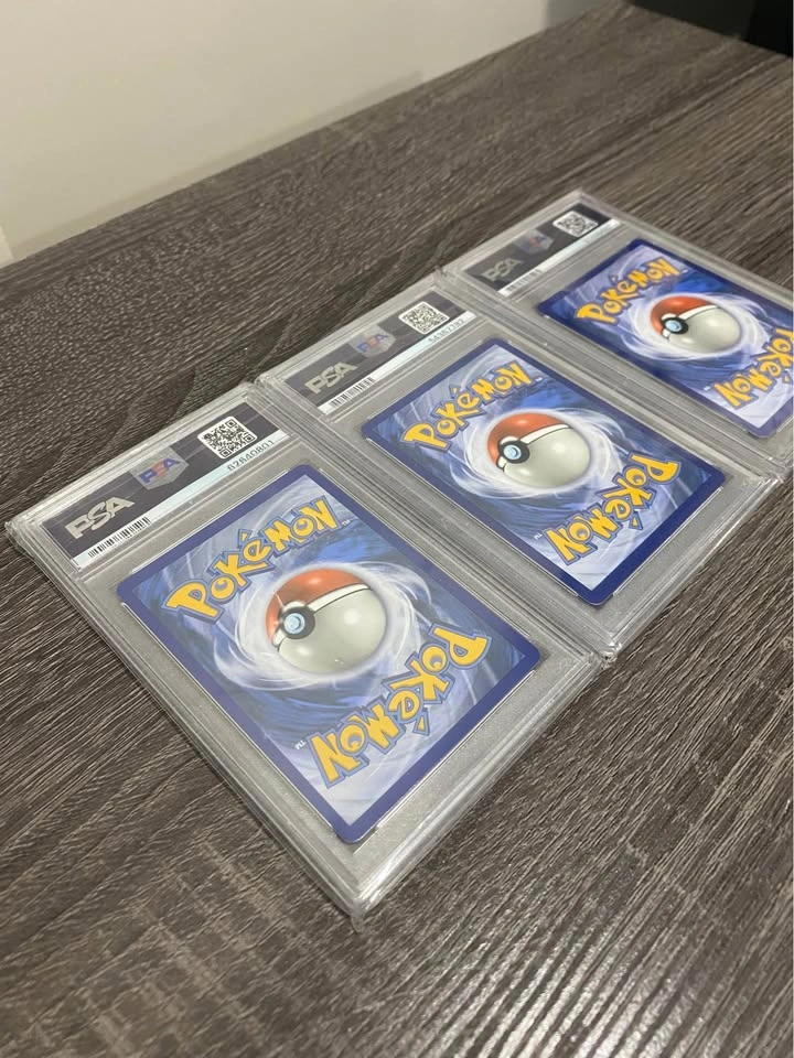 2016 Pokémon XY Evolutions Kanto Mega Trio PSA 10 Set - photo 2