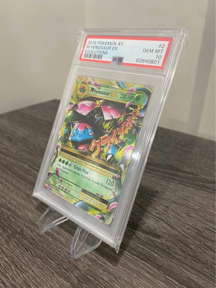2016 Pokémon XY Evolutions Kanto Mega Trio PSA 10 Set - photo 5