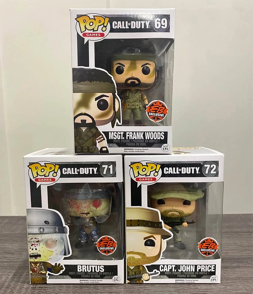 Rare Call of Duty Funko Pop Set - Vaulted EB Games Exclusives