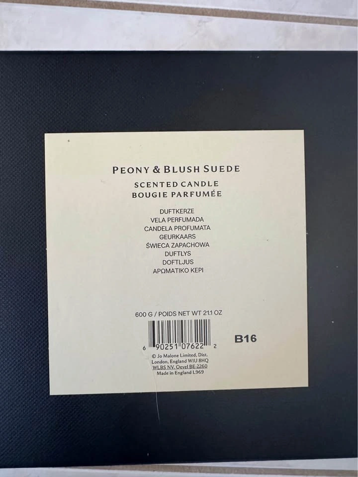 HUGE Jo Malone London Peony & Blush Suede Scented Candle 600g - photo 3