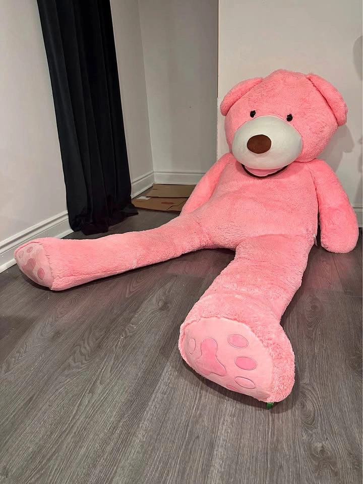 Giant 7ft Pink Teddy Bear Plush