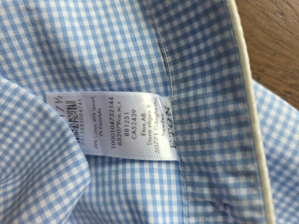 ETON Dress Shirt – 17.5 Contemporary – Premium Fabric Blend - photo 3