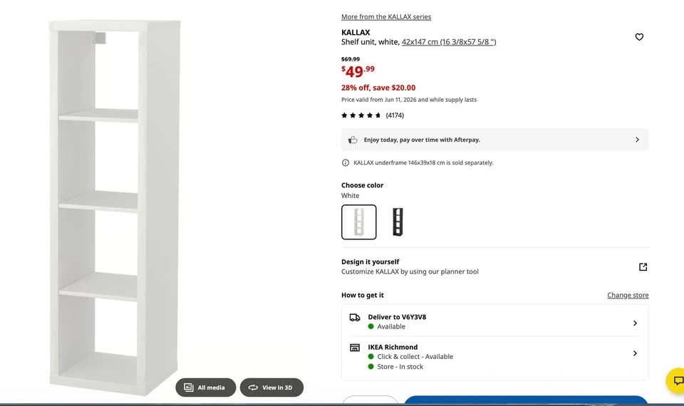 Kallax storage shelf unit - photo 2