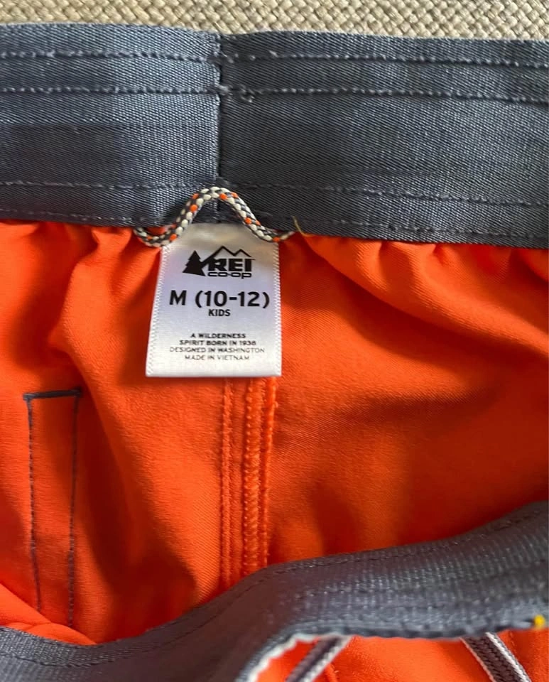 REI Co-op Kids’ Pull-Up Shorts ~ Quick Dry ~ M (10-12)⚽️ - photo 3