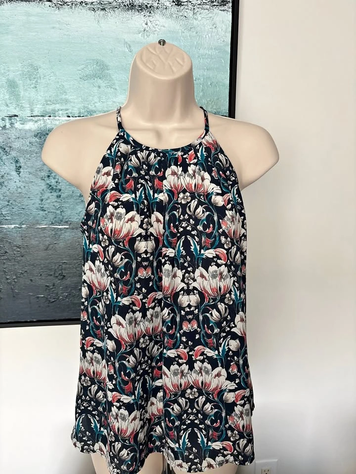 Banana Republic Women's Halter Neck Blouse ~ XS P⚽️