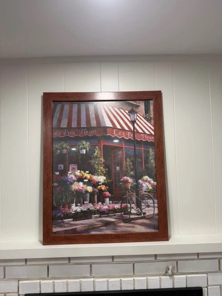 Framed Floral Shop Print