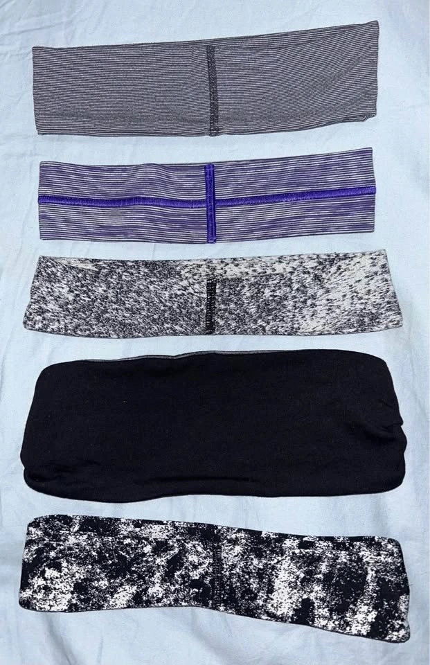 Lululemon Set of Five Stretchy Headbands ⚽️ - photo 2