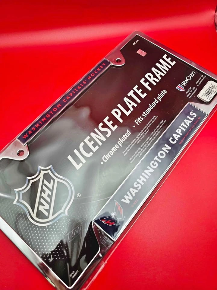 Wincraft NHL Chrome License Plate Frames - Washington Capitals