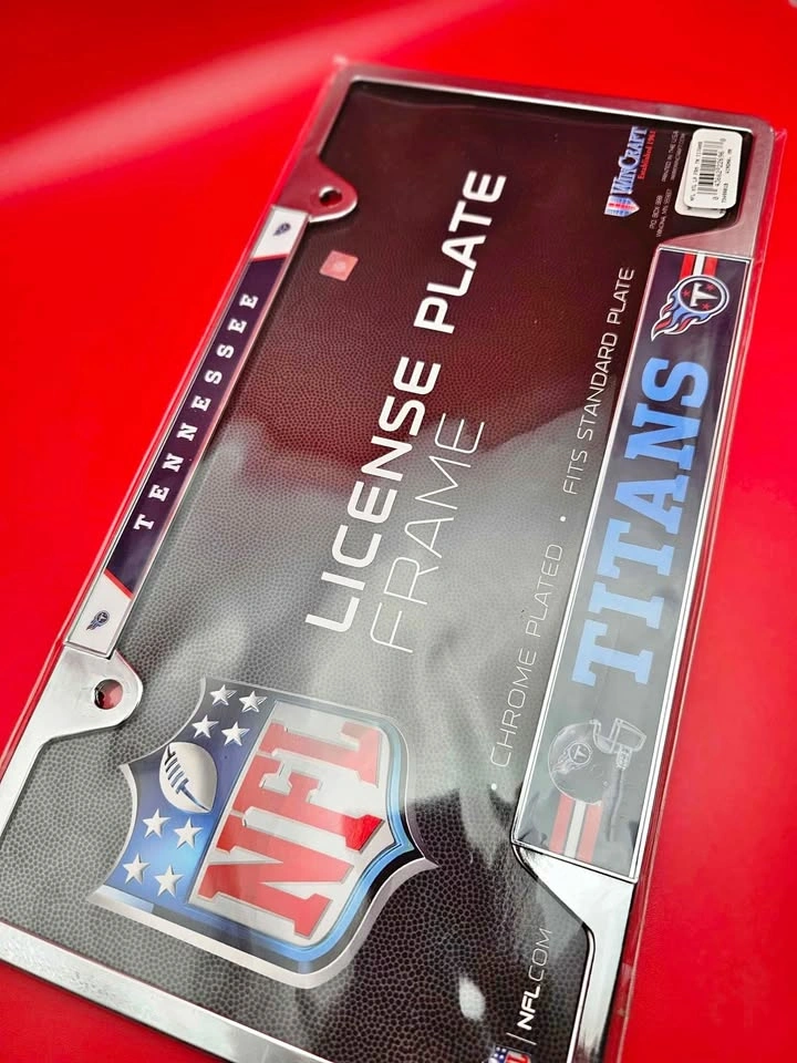 Wincraft NFL Chrome License Plate Frames - Tennessee Titans