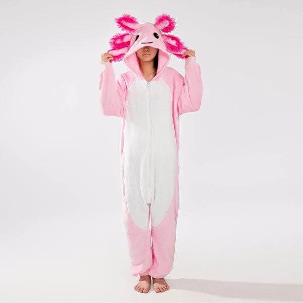 Pink Axolotl Onesie