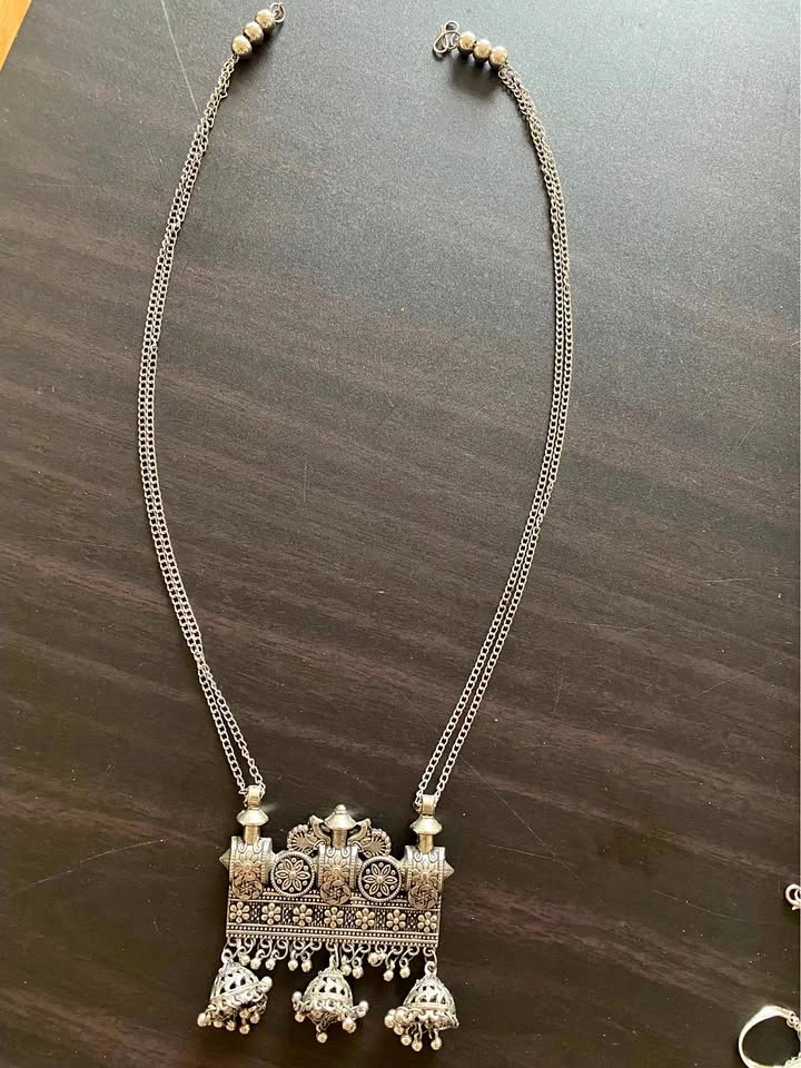 Move Out Sale - Oxidised Neck Long chain
