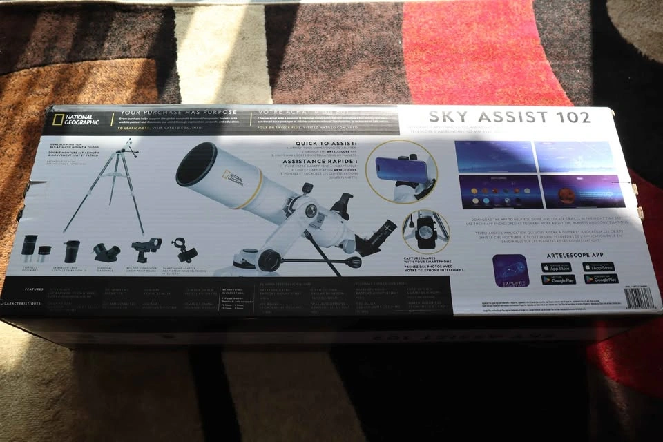 SKY ASSIST 102 MM Refractor telescope - Open Box - photo 2