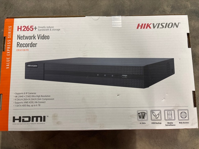 Hikvision Network Video Recorder ERI-K108-P8