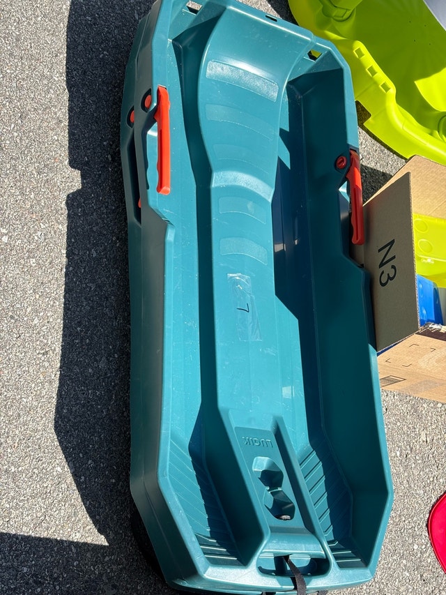 Lucky Plastic Winter Toboggan Sled