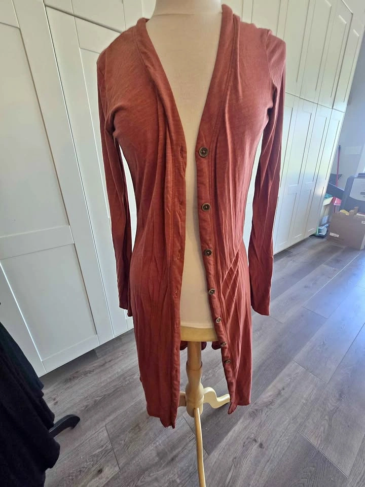 Long button up overshirt