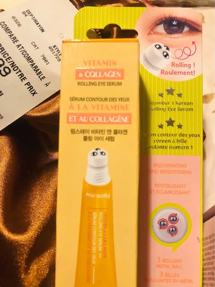 ⚽️ New Vitamin & Collagen Eye Serum, 5 in 1 Cream, Hair Bonnet