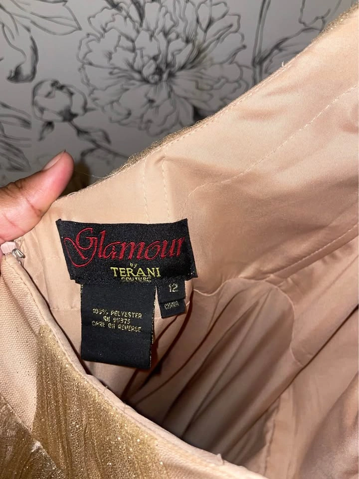 Champagne Gold Prom Dress - photo 3