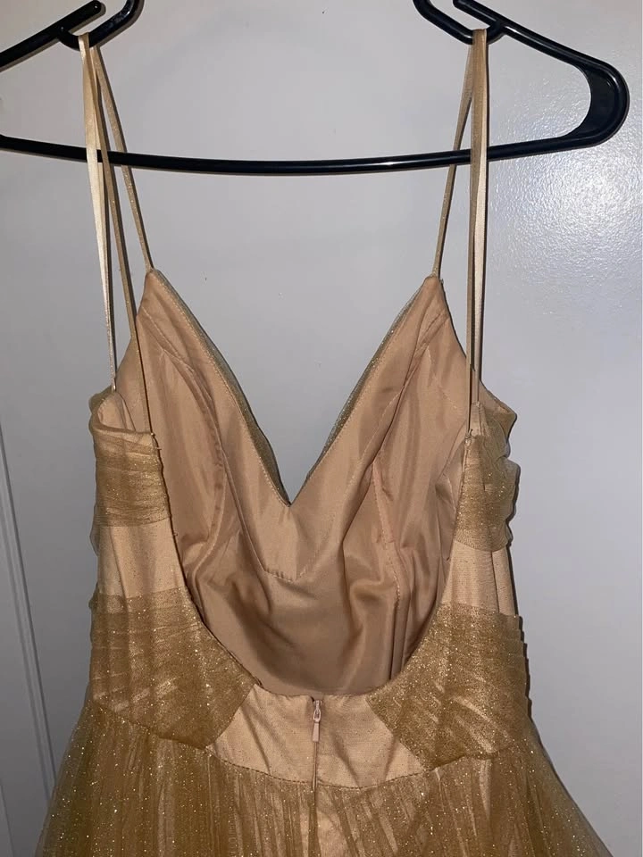 Champagne Gold Prom Dress - photo 5
