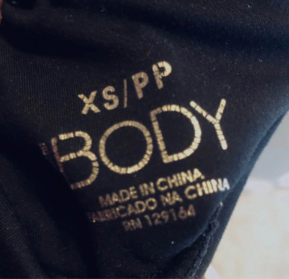 ⚽️ Body by Simone Black Leotard Romper XS - photo 4