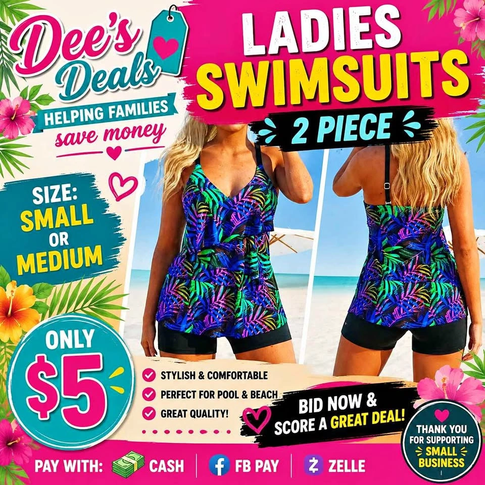 Ladies New Swimsuits ONLY $5!!
