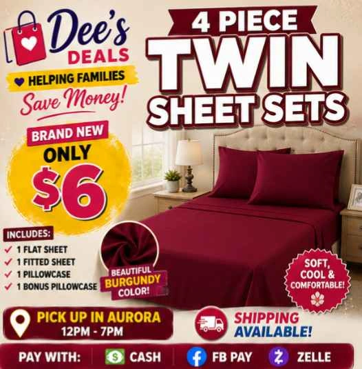 Twin sheet sets. Very nice Brand new - photo 3
