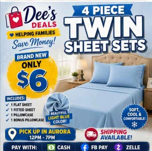 Twin sheet set BRAND NEW - photo 3