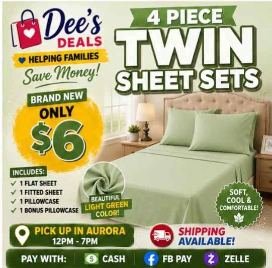 Twin sheet set BRAND NEW - photo 4