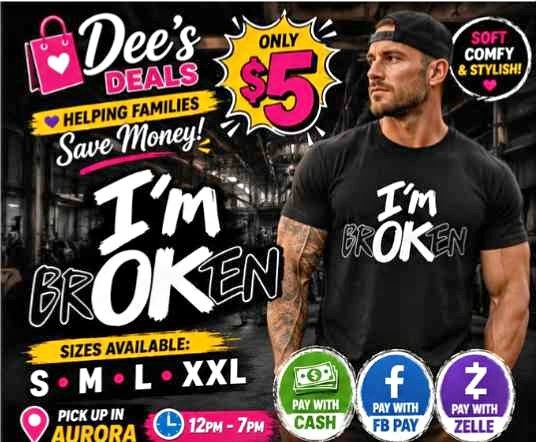I'm Broken/I'm OK shirt New various sizes available