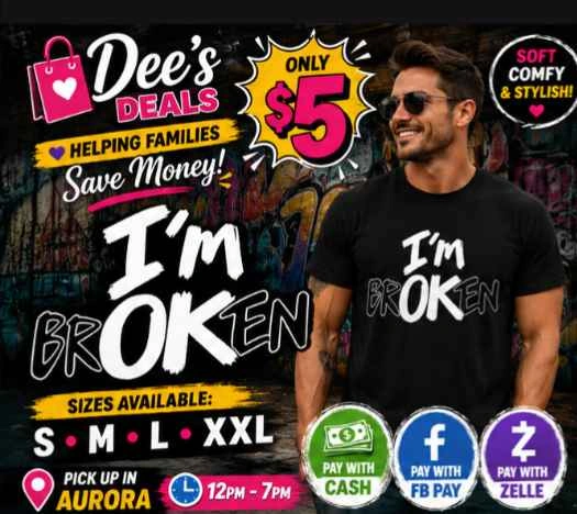 I'm Broken/I'm OK shirt New various sizes available - photo 3