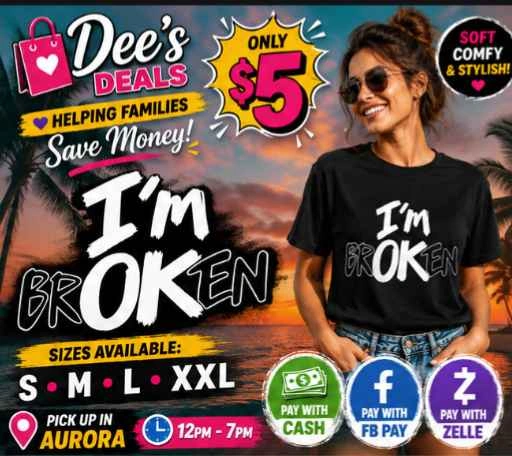I'm Broken/I'm OK shirt New various sizes available - photo 4
