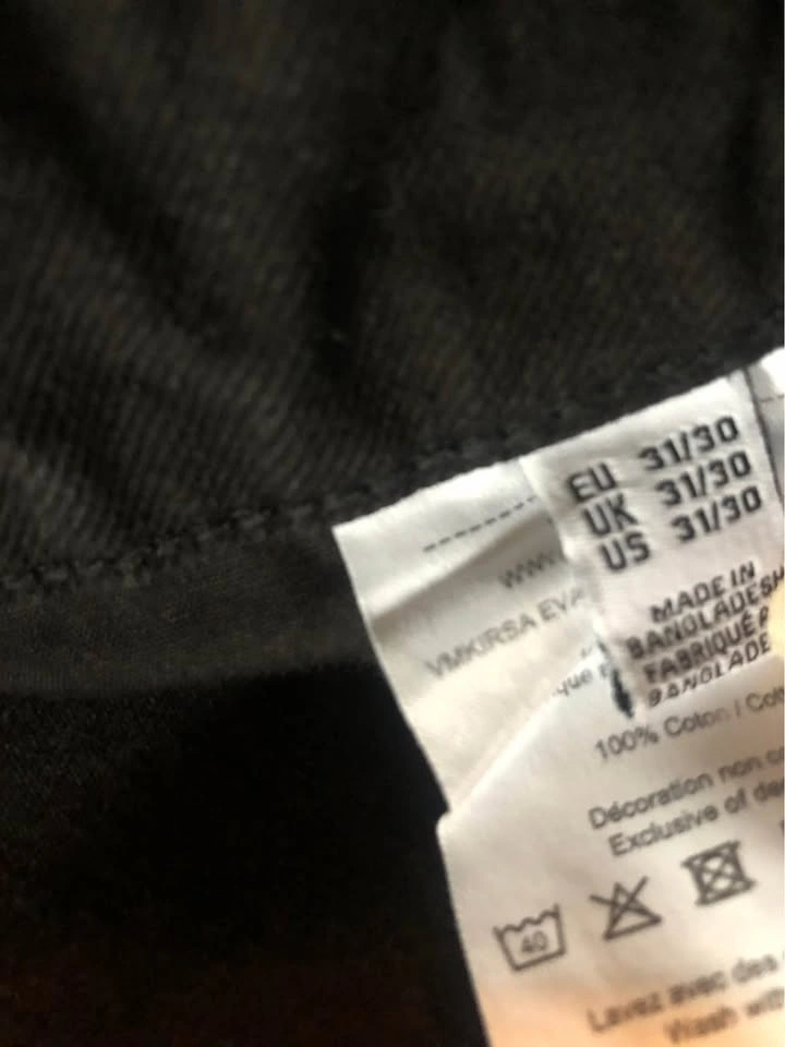 ⚽️ NEW Vero Moda Black Denim Jeans - photo 2
