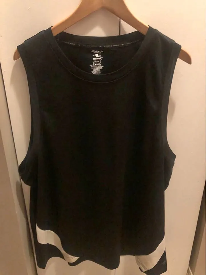 ⚽️ NEW Athletic Works Dri-More Tank Top XL/TG Black