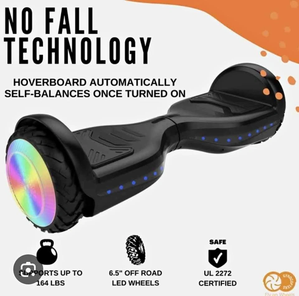 New GYROCOPTER PRO 6.0 Hoverboard with LED and Bluetooth