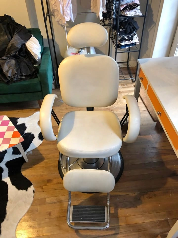 White Salon Chair best offer needs to go