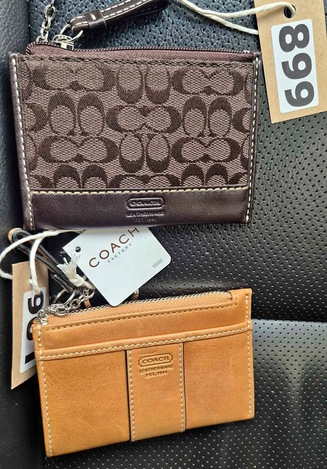 2 NEW Coach wallet