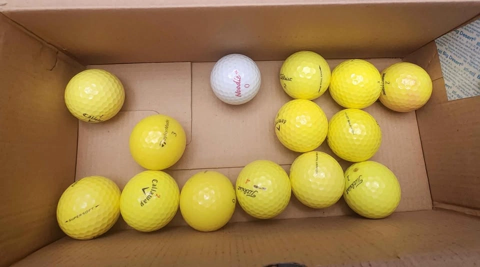 Nike, Callaway, Ben Hogan, and Titleist Golf Ball and Tee Lot - photo 2