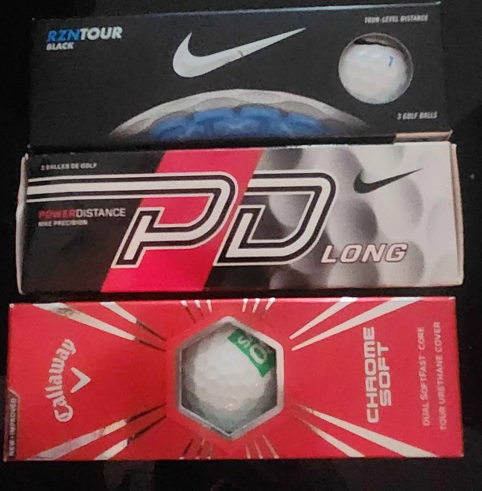 Nike, Callaway, Ben Hogan, and Titleist Golf Ball and Tee Lot - photo 3